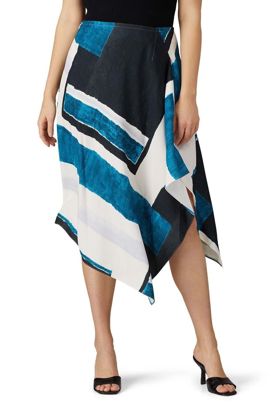 Natori Art Moderna Skirt Sz 2 - Picture 6 of 15